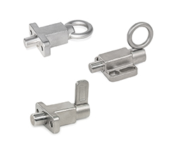 GN 722.5-A4-Spring indexing plungers with ring or lever
